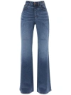 Chloé Snake Capsule High Rise Jeans In 467