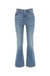 Chloé Whiskering-effect Mid-rise Flared Jeans In Blue