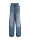 Chloé High-rise Wide-leg Jeans In Blue