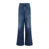 Chloé Rigid High-rise Wide-leg Jeans In Blue