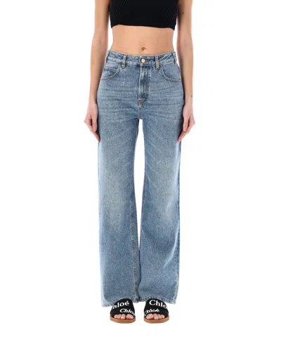 Chloé Chloe Woman Pantalone In Blue