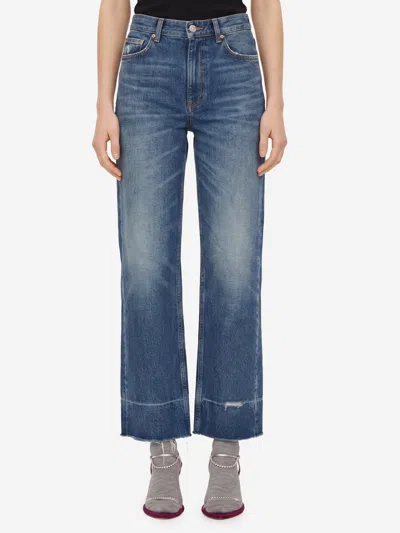 Chloé Jeans Bootcut In Denim In Blue