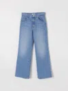 Chloé Blue Washed-effect Jeans In Denim