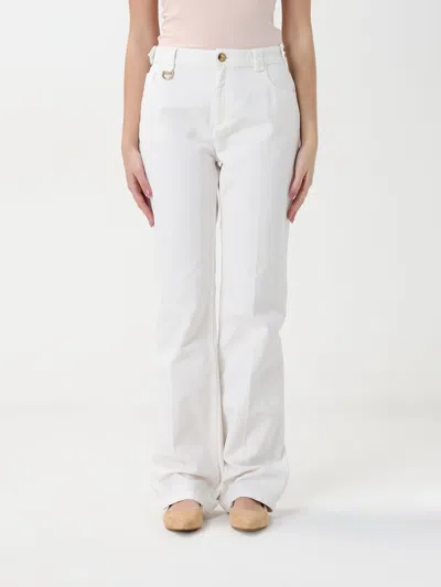 CHLOÉ JEANS CHLOÉ WOMAN COLOR WHITE,G59632001