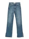 Chloé Bootcut Jeans With Slit In Blue