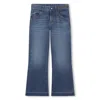 Chloé Patchwork Stretch-cotton Jeans In Blue