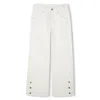 Chloé Scallop-edge Jeans In White