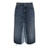 Chloé Chloe Women Patchwork Denim Bermuda Shorts