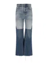 Chloé Patchwork Rigid High-rise Flared-leg Jeans