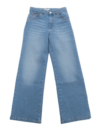 Chloé Kids' Jeans In Gray