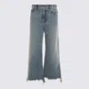 Chloé Light Blue High Waist Jeans In Iced Blue