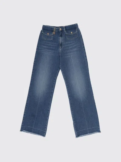Chloé Jeans  Kids Color Grey In Blue