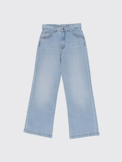 Chloé Jeans  Kids Color Grey In Blue