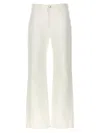 Chloé Flare Leg Jeans In White