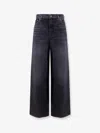 Chloé Jeans With Iconic Leather Logo Tag In Blue
