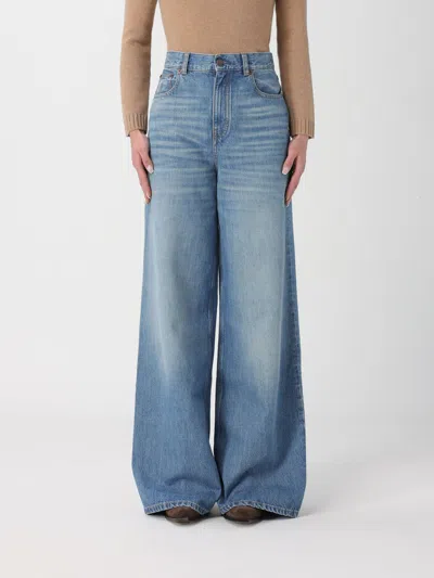 Chloé Jeans Woman Color Gnawed Blue