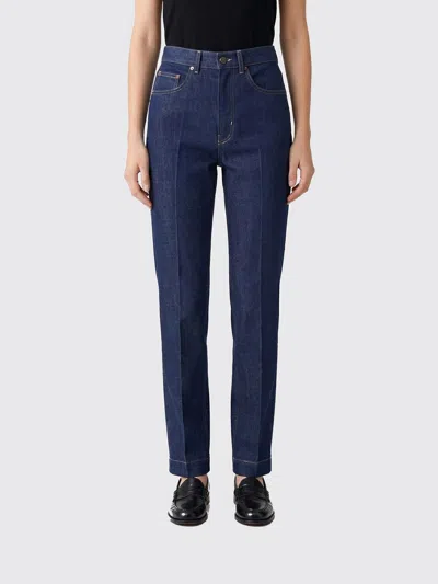 Chloé Jeans  Woman Color Navy In Blue