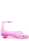 Chloé Chloe Women Fluo Pink Tpu Chloe Jelly Thong Sandals In Pink