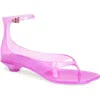 Chloé Jelly Ankle Strap Sandal In Pink