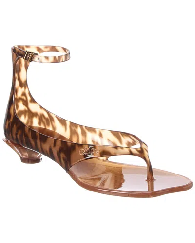 CHLOÉ CHLOÉ JELLY LEATHER SANDAL