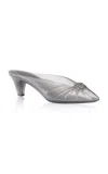 Chloé Jelly Mules In Silver