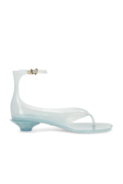 Chloé Chloe Women Pastel Light-blue Tpu Chloe Jelly Thong Sandals In Spearmint