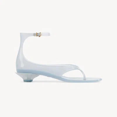 CHLOÉ CHLOÉ JELLY SANDAL GREEN SIZE 3 100% THERMOPLASTIC POLYURETHANE