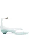 Chloé Jelly Sandals With Ankle Strap And Transparent Design
