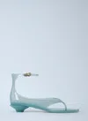 Chloé Jelly Sandals With Ankle Strap And Transparent Design In White