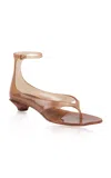 Chloé Chloe Women Biscuit Tpu Chloe Jelly Thong Sandals In Brown