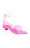 Chloé Chloe Women Fluo Pink Tpu Chloe Jelly Thong Sandals In Pink