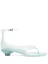 Chloé Jelly Sandals With Ankle Strap And Transparent Design