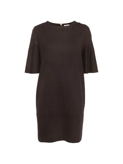 Pre-owned Chloé Jersey Mini Dress In Brown