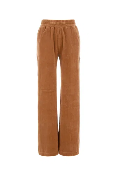 Chloé Drawstring Trousers In Brown