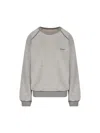 Chloé Crewneck Sweater Sweatshirts Grey In Gray