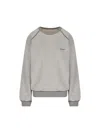 Chloé Crewneck Sweater Sweatshirts Grey In Gray
