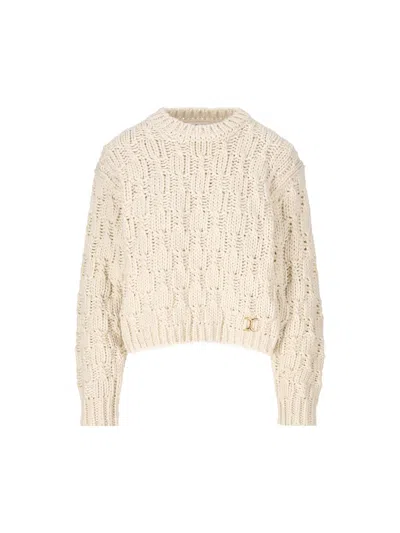 Chloé Iconic Milk Short Knitted Sweater