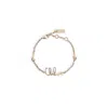 Chloé Iconic Gold Bracelet In Brown