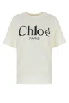 Chloé Chloe Women White Jersey Oversize T-shirt