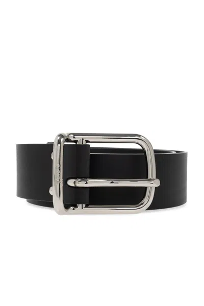 Chloé Joe Buckle Belt In Nero