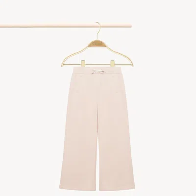 Chloé Pantalon Jogging Femme Rose Taille 8 100% Coton In Pink