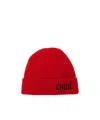 Chloé Joyful Beanie In Red