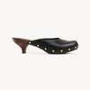 Chloé Judith Kitten Heel Clog In Black
