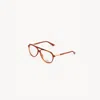 Chloé Judy Pilot Optical Eyeglasses In Brown