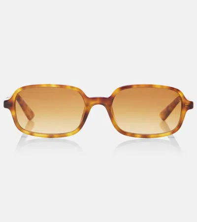 Chloé Judy Rectangular Sunglasses In Brown