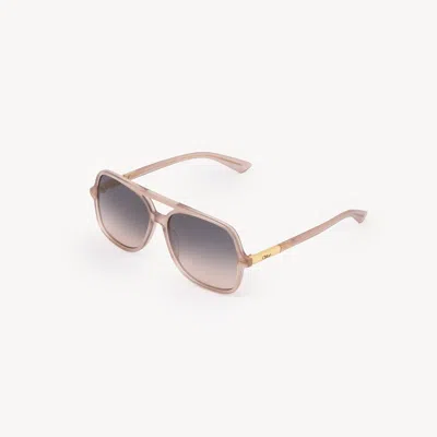 Chloé Judy Sunglasses In Metallic