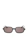 Chloé Judy Sunglasses Rectangular Frame Tinted Lenses In Brown