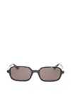 Chloé Judy Sunglasses Rectangular Frame Tinted Lenses In Brown