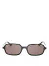 Chloé Judy Sunglasses Rectangular Frame Tinted Lenses In Black