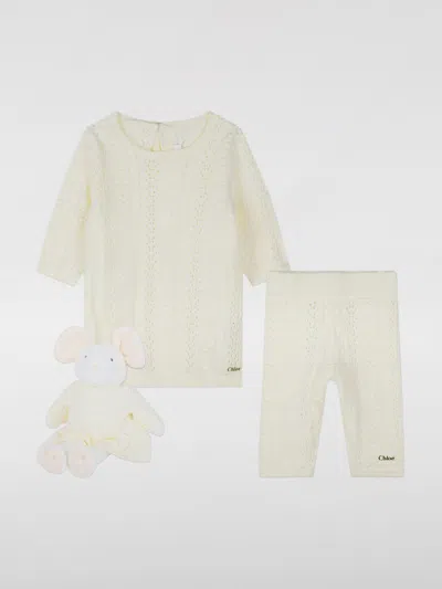 Chloé Jumpsuit  Kids Color White In Weiss